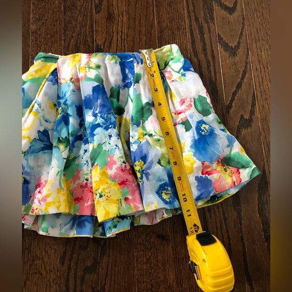 Polo Ralph Lauren Girls 5 Floral Pleated Sateen Mini Skirt w/Pockets - EUC! - Picture 12 of 12